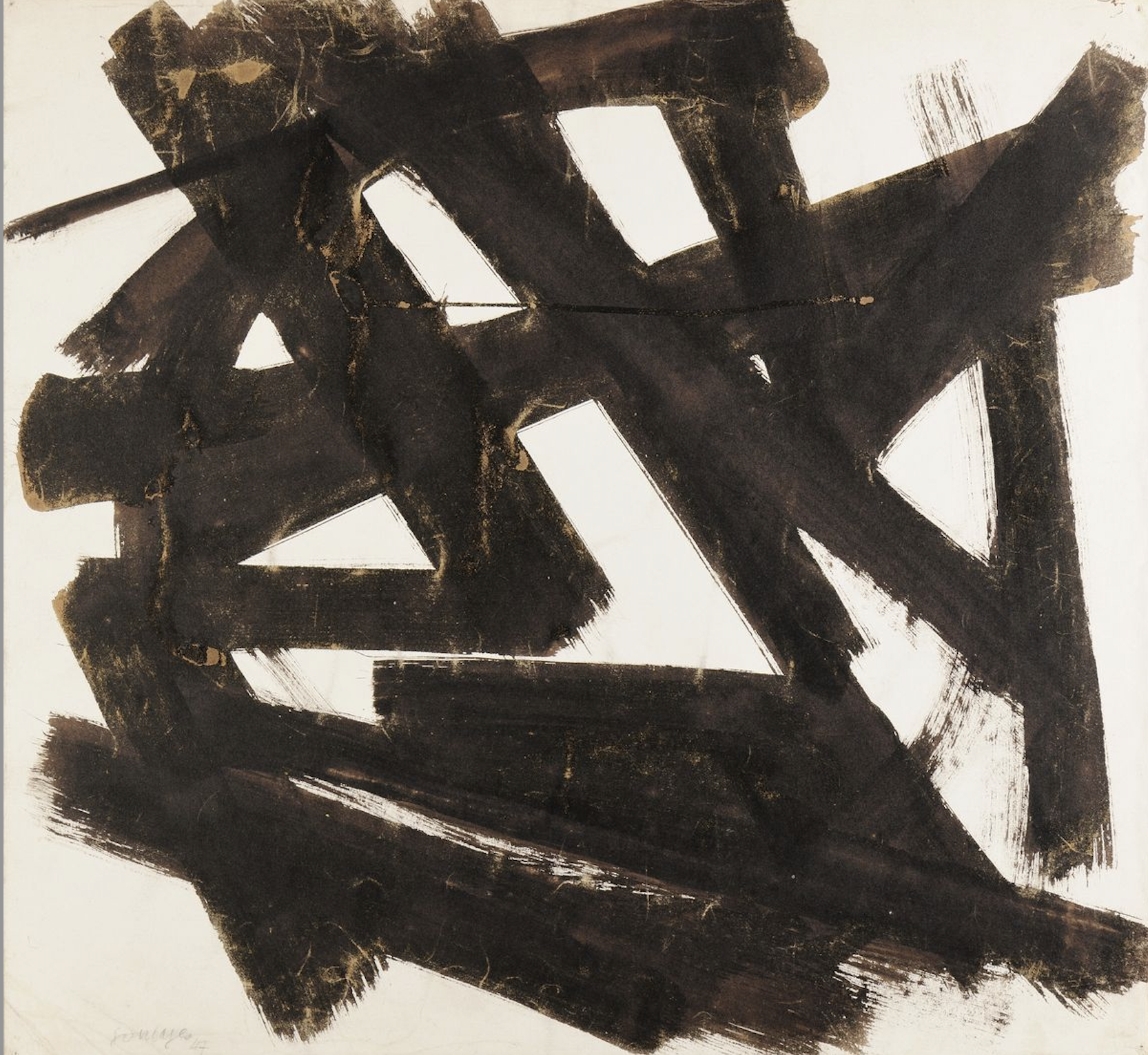 Pierre Soulages, le noir des origines